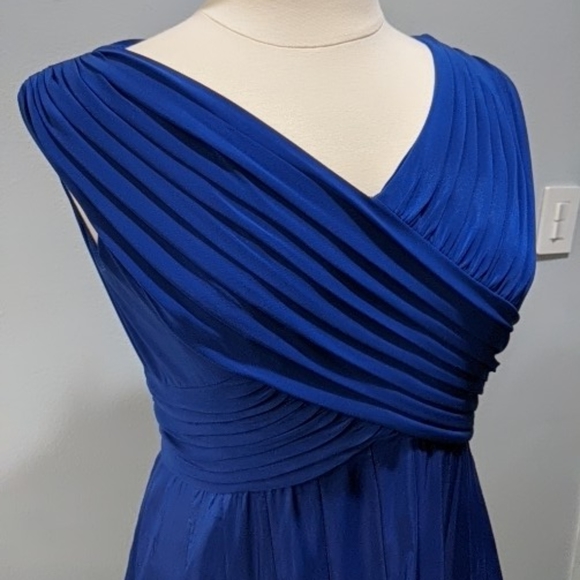 royal blue evening dress size 18